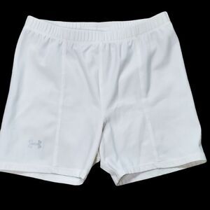 Under Armour White Compression Shorts